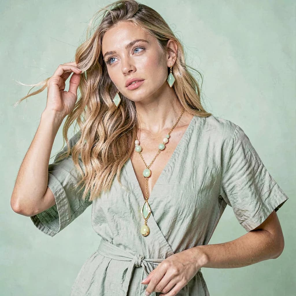 Sample photo generated with the Mint Fashion Catalog template
